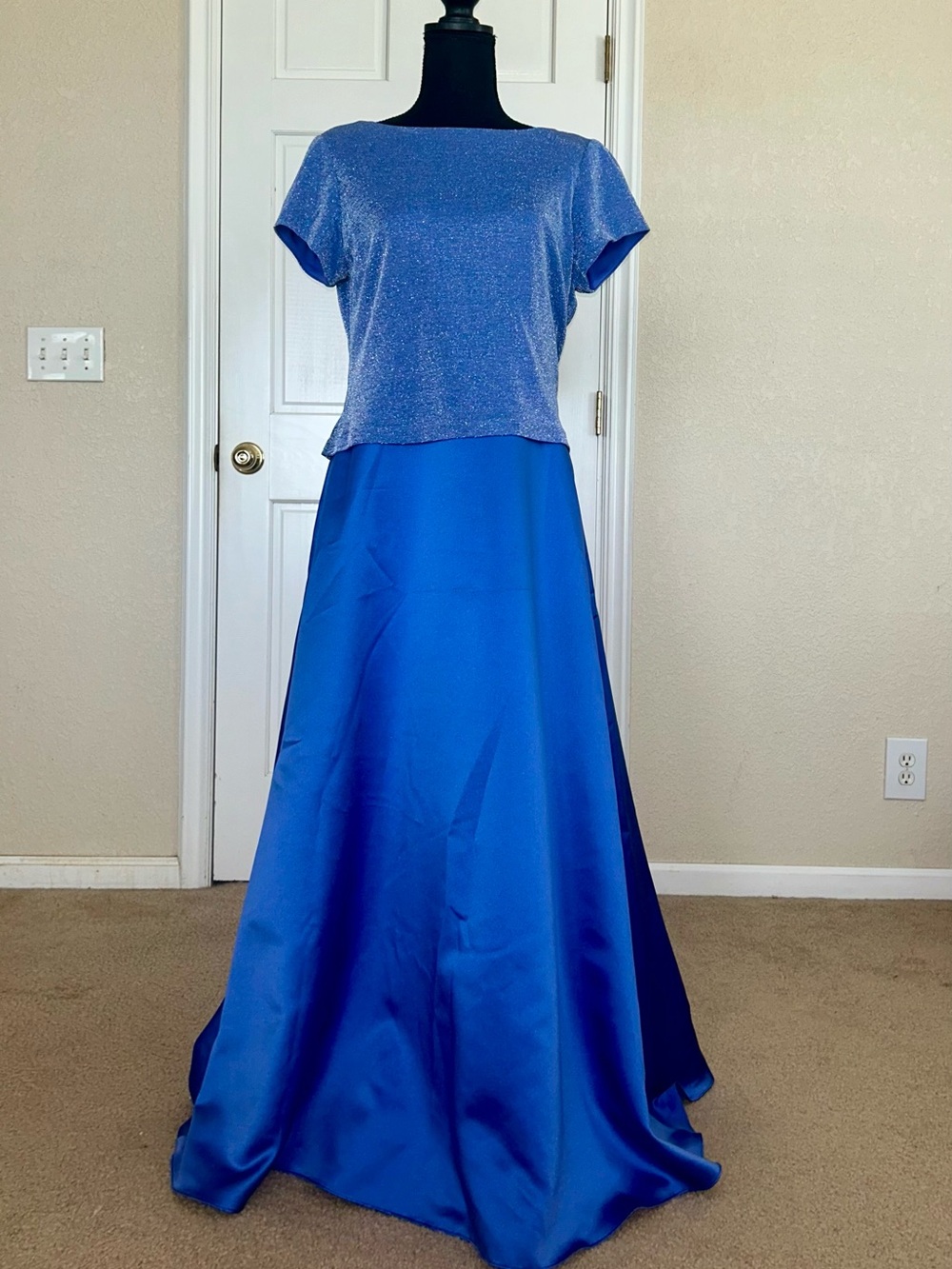 Vintage Blue sparkle fairy formal dress